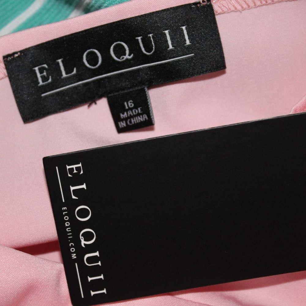 ๐HP๐NWT Eloquii Pink Layered Ruffled Top Sz 16 - Picture 12 of 12
